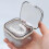 Orthodontic Retainer Aligner Case 3-Layer Portable Soaking Storage Box Black Dental Accessory 4