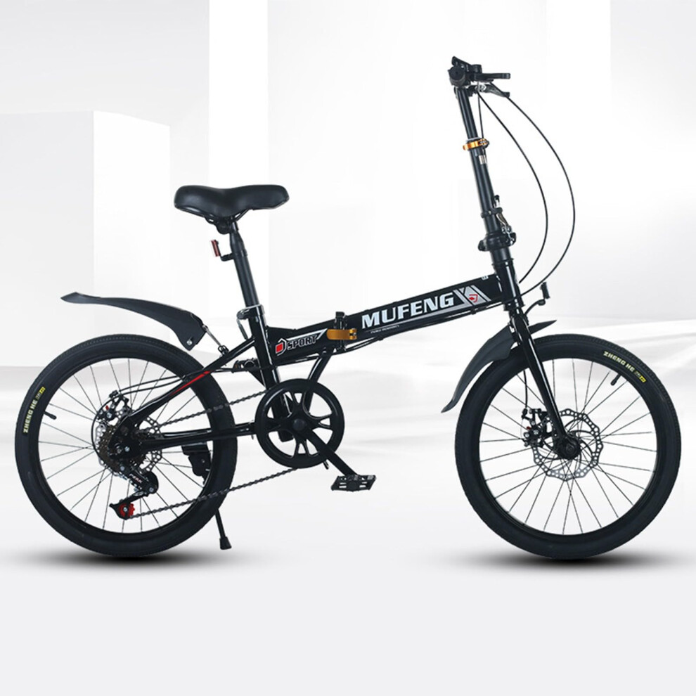 Folding Bike 20 Inch Unisex Portable Lightweight Travel Bicycle For Adults And Students-image-OPC-PMBTDKR-NEW