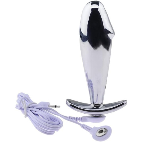 Anal Butt Plug Metal Threaded With BDSM Stimulation Electro Power Box Massager For Beginners And Advanced Users 2