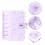 Loose-Leaf Notebook Cover Office Notepad PVC Case Personal Binder 2