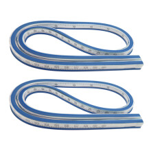 2 Unidades Flexible Curva Para Dibujo De Ingeniería