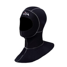 3mm Neoprene Diving Hood Unisex Wetsuit Hood For Men And Women White Seam XXL Tight Fit