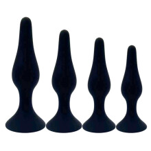 Adult Sex Anal Plugs Silicone Butt Plugs Set Anal Training Kit 4 Pcs For Women Men Beginners