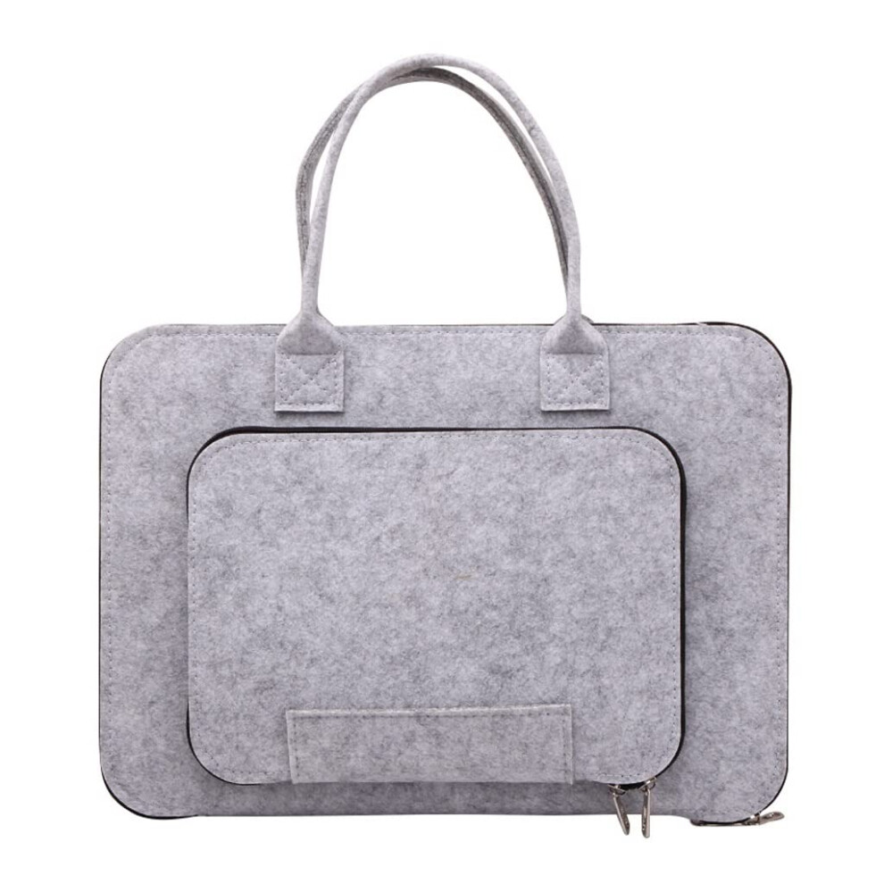 Felt Laptop Tote Bag For 15.6-Inch Laptops, Elegant Shade, Lightweight, Protective Carryall 9084446510720