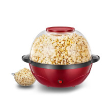 Popcorn Machine Electric Popcorn Machine With Nonstick Plate Automatic Stirring Home Appliance Popcorn Maker