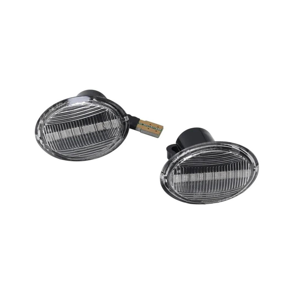 Indicator Blinker For Fiat 500 1 Pair Car Dynamic Side Marker Turn Signal (A) Light 9354506413002