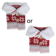 Christmas Sweater Wine Bottle Cover Champagne Bottle Cover-B