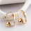 40 . pendientes ajustables sin perforar, joyería 5