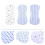 3 Piezas Absorbente Sudor Bebé Toalla Eructo 10