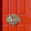 Door Knocker Forme Chauve-Souris Antique Décor Porte 11