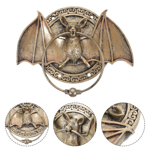 Door Knocker Forme Chauve-Souris Antique Décor Porte 2