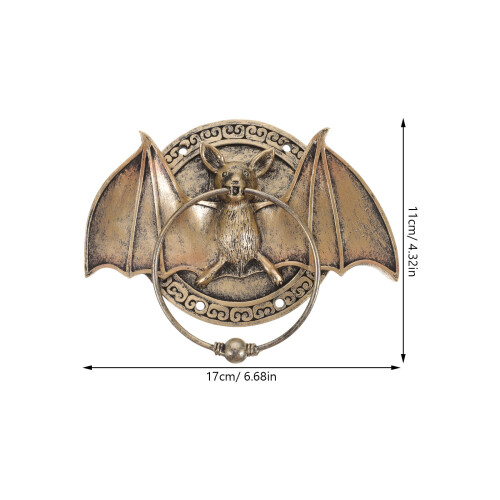 Door Knocker Forme Chauve-Souris Antique Décor Porte 1