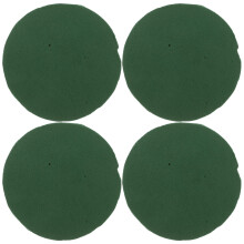 4 Unidades Blocos Redondos Espuma Floral Verde Para Flores Artificiais