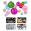 Shatterproof Mirror Christmas Ornament Feature-Red 5cm 3