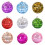 Durable Foam Christmas Ornament Reflective Surfaces-Red 4cm 2