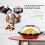 Electric Diy Home Automatic Popcorn Machine Mini Size For Home Kitchen Use Can Add Sugar And Oil Multi Function 5