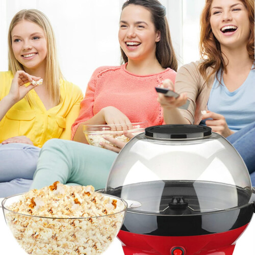 Electric Diy Home Automatic Popcorn Machine Mini Size For Home Kitchen Use Can Add Sugar And Oil Multi Function 1