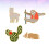 De 4 Broches De Alpaca Y Para 9