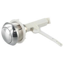 Toilet Water Tank Push Button Flush Drain Control Switch Replacement For Home And Hotel Use Universal Fit