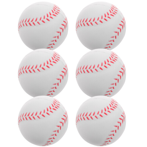 6 Palline Allenamento Softball PU per