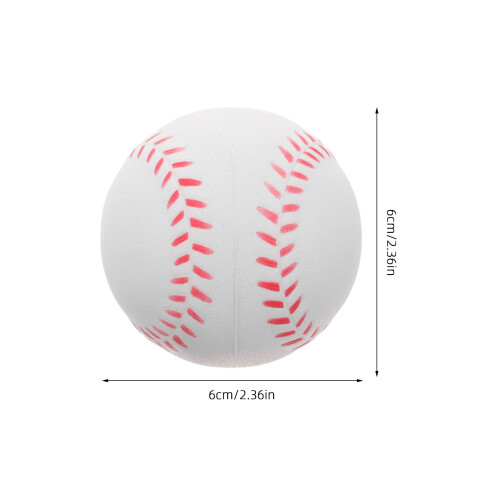 6 Palline Allenamento Softball PU per 1
