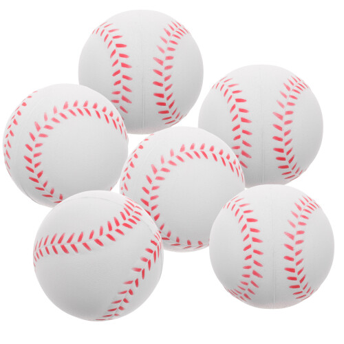 6 Palline Allenamento Softball PU per 2