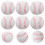 6 Palline Allenamento Softball PU per 8