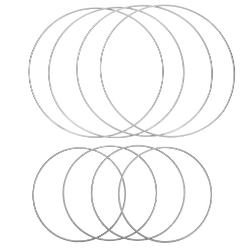 8 unid - arquinhos com assombração, flores, argolas metal e macramê diy 1