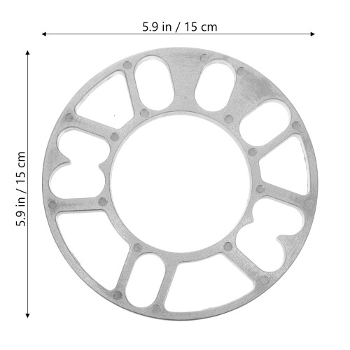 4Pcs 8Mm Espaçadores Alumínio 4 & 5 Universal 1