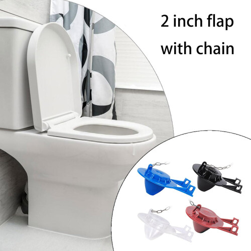 Toilet Flapper 2 Pack Universal 2-Inch Flush Valve Covers, Dark Red, Water-Saving Replacement 2