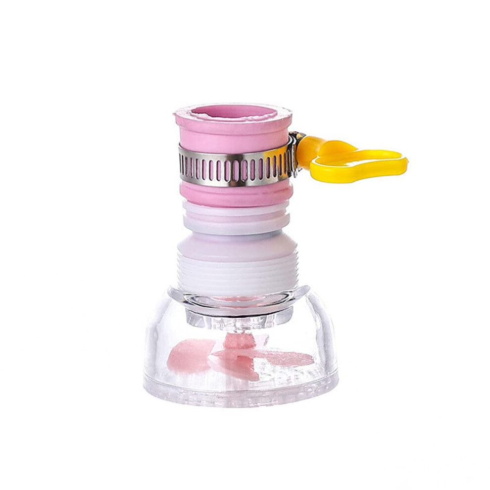 Faucet Water Filters 360 Degree Rotating Filter Extension Nozzle Splash-Proof Sink Extender With Water Filter Pink 9016109519375