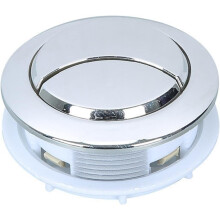 Toilet Water Tank Button Plastic Round Dual Flush Button Top 69mm Diameter 58mm Installation Diameter 1Pc