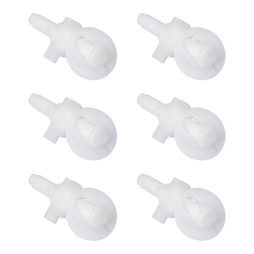 Toilet Seat Bolts Pack Of 6, Secure Mounting Hardware, Anti Loosening Fasteners, Compatible With Most Toilets 9084446511826