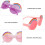 3 Unidades Gafas De Sol Plástico Para Niño ( , Rosa, ) 11
