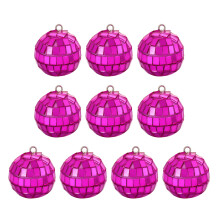 Langlebiger Schaumstoff-Weihnachtsschmuck,-Rosenrot 4cm