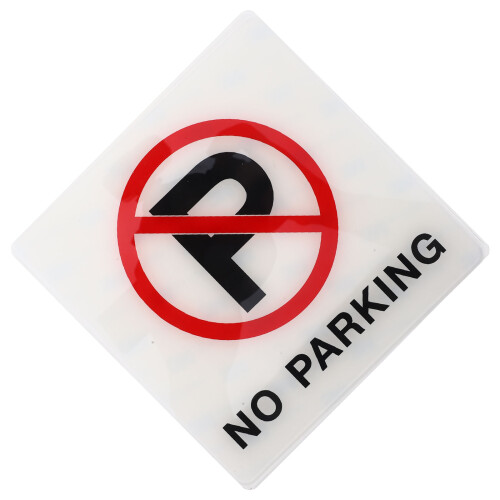 señal de acrílico estacionar resistente a