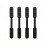 4 Piezas Extensión Mascara Ajustable Accesorios Negro 6
