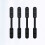 4 Piezas Extensión Mascara Ajustable Accesorios Negro 8