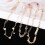 set 3 catenelle per piedi con , cavigliere versatili 6