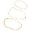 set 3 catenelle per piedi con , cavigliere versatili 9