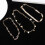 set 3 catenelle per piedi con , cavigliere versatili 5