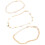 set 3 catenelle per piedi con , cavigliere versatili 8