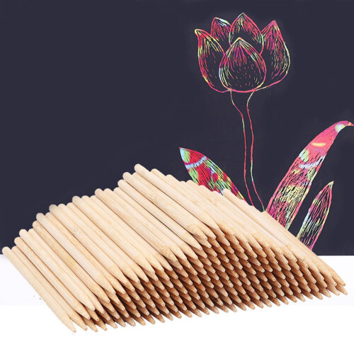 100 In Bamboo Per Graffiare Su E Pittura 2