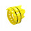 Motorcycle Exhaust Tail Pipe Protector 85-530CC Round System Compatible Universal Parts Yellow 1