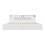 Multifunctional White Double Sofa Bed with Storage 7