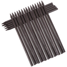 20St Haarstokjes Koffiekleurige Tapered Haarpennen Voor Dames