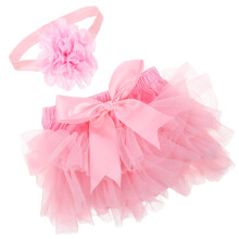 Jupe tutu bébé rose M, accessoire photo et