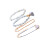 4 pièces bracelets gland perles rigide 1