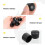24 Pièces Bouchons De Pour Table De Baby-Foot Noir 6