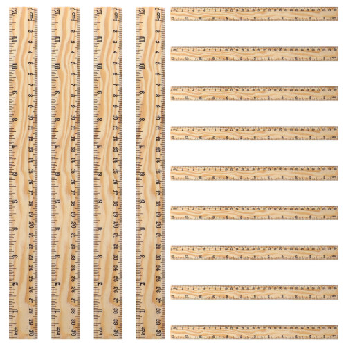 righello in bamboo 30 cm 26 pezzi per e cucito fai da te 1